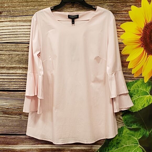 Isabella Oliver Maternity pink pullover blouse 👚 - Picture 4 of 7